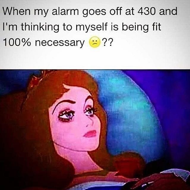 Gotta stick to that schedule