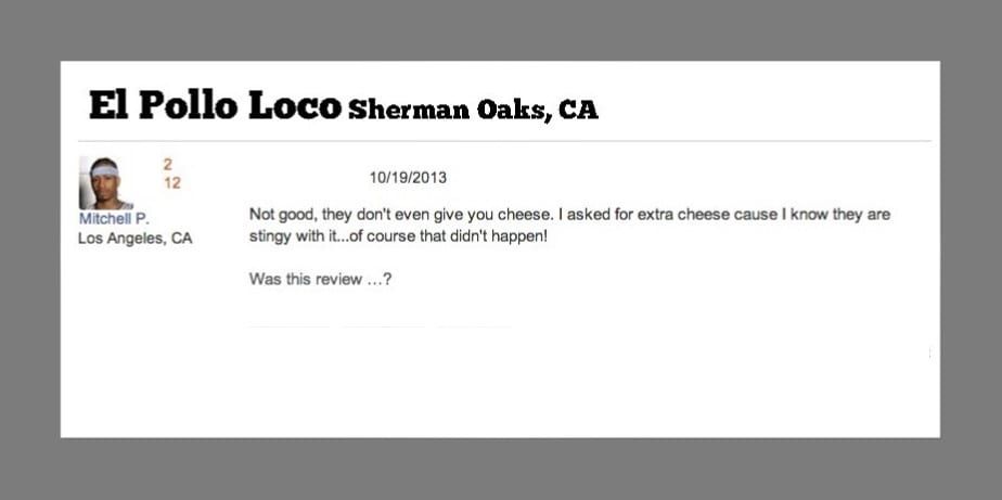No cheese