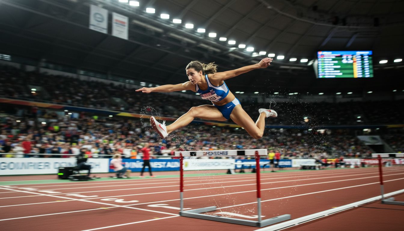 A New Indoor Hurdles Record