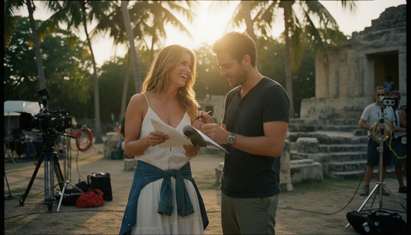 Working With Her Son Behind the Camera