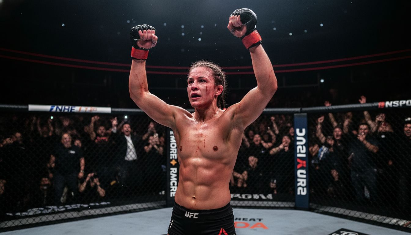 Carano's pro record and landmark fight