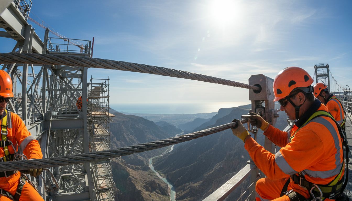 Engineers keep strengthening high bridges