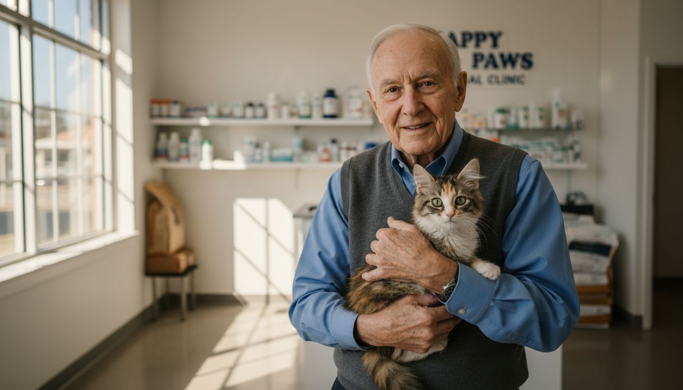 Peter Ostrum, still the local vet