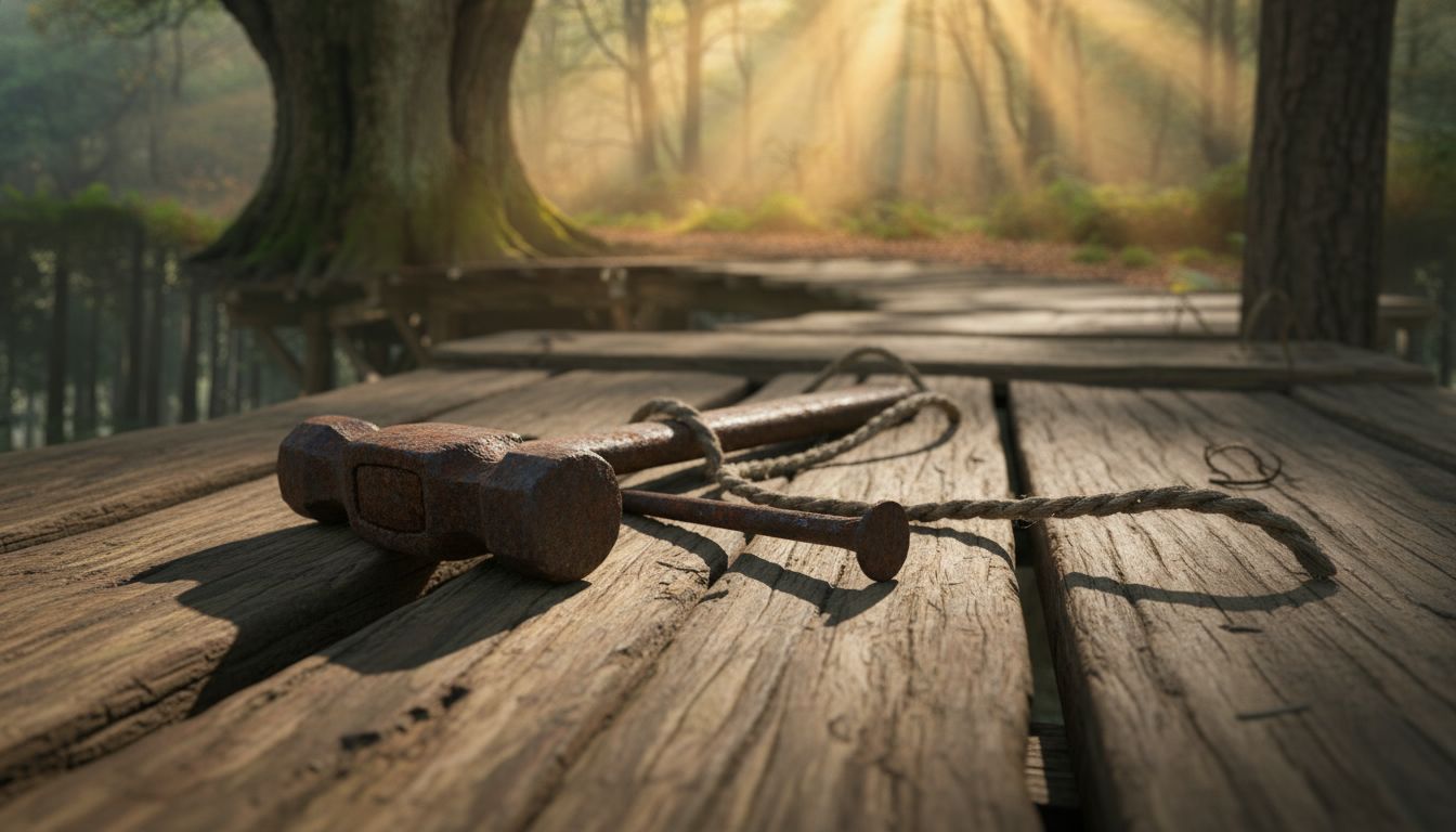 The First Treehouse Burns