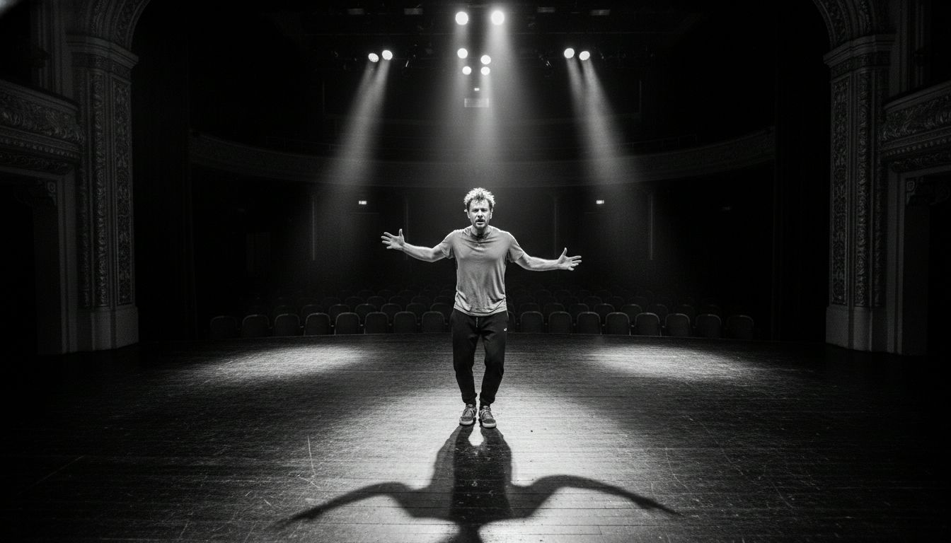 How He Balances Stage and Screen