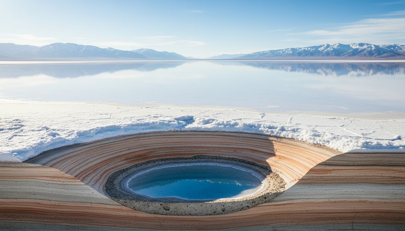 A Hidden Freshwater Ocean Under A Salt Lake