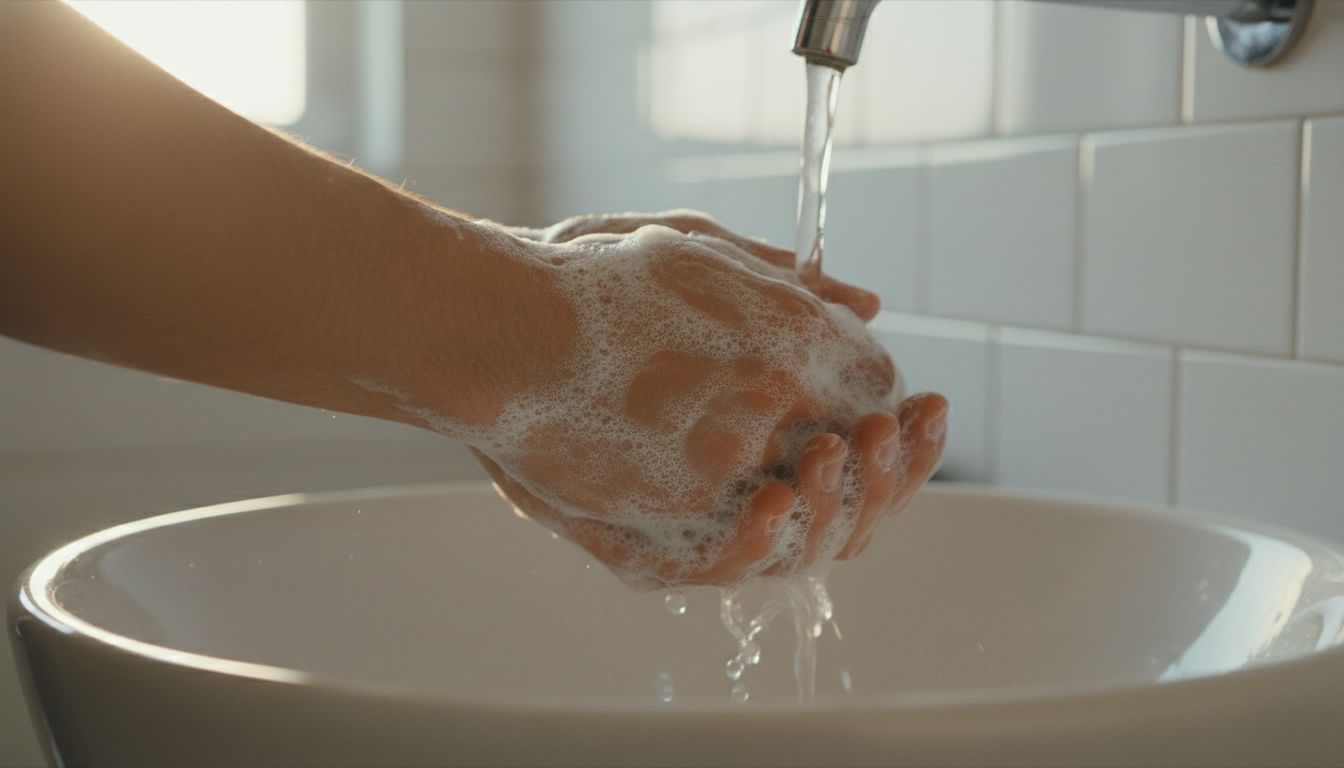 The numbers back simple handwashing