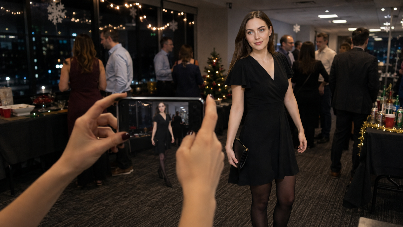 The Christmas Party Photo