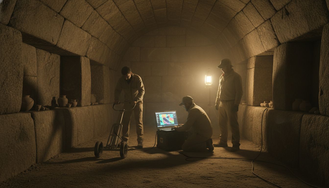 Possible Chambers Lurk Under Temple Floors