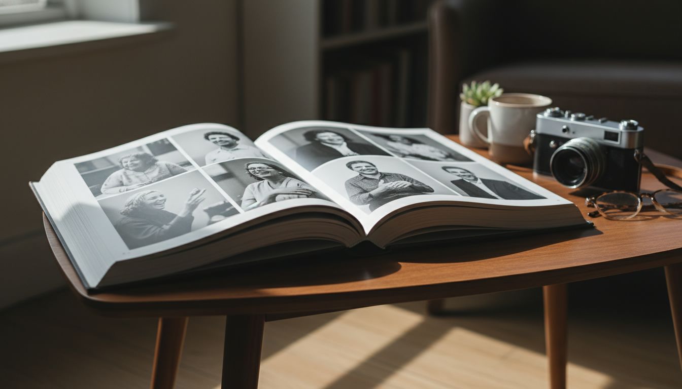 A photo book opens a quieter side