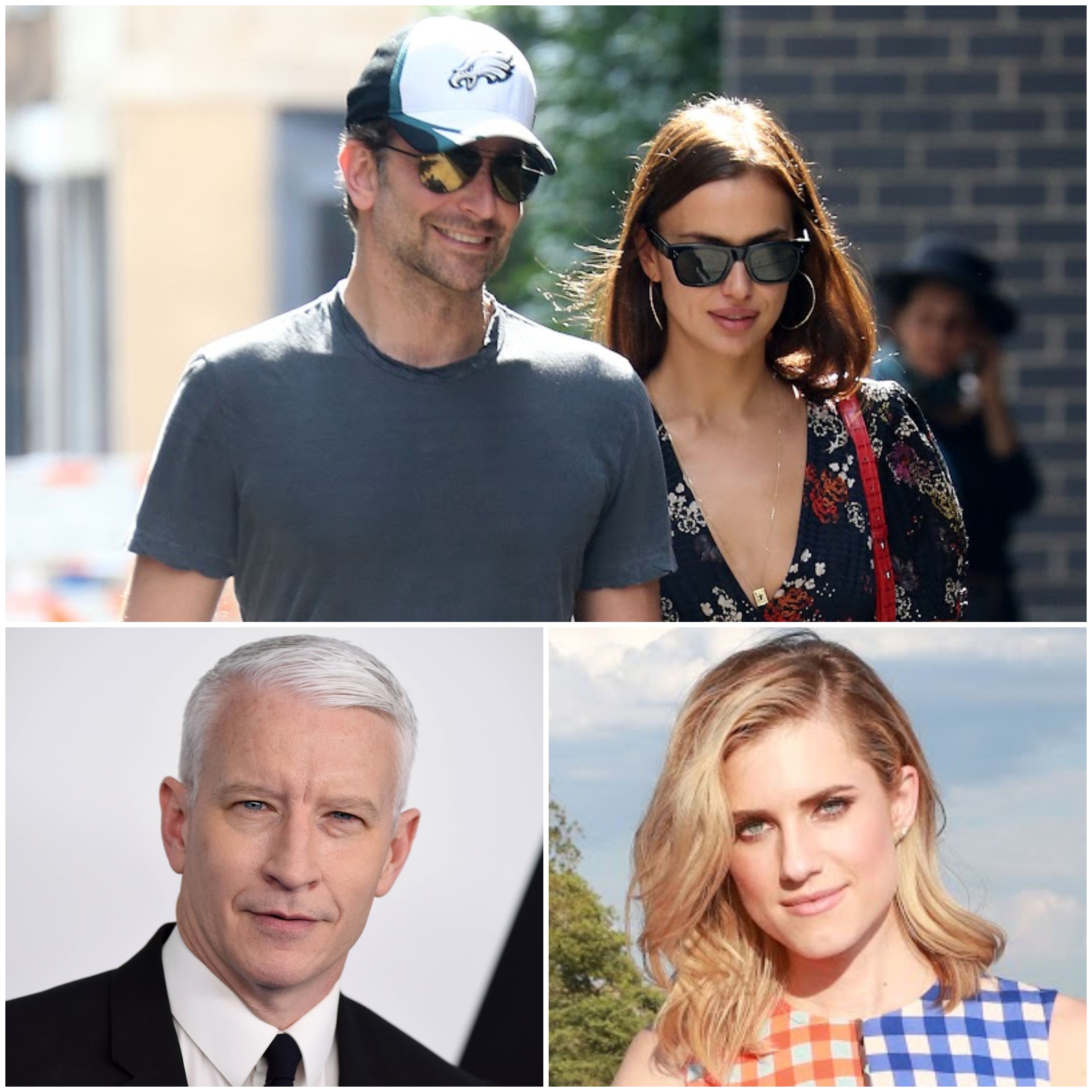 Bradley Cooper, Diane von Furstenberg, Andy Cohen, Allison Williams, and Anderson Cooper