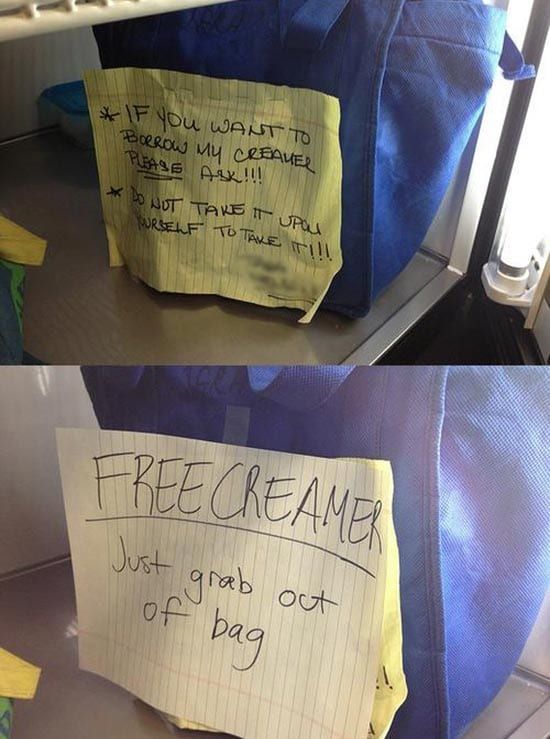Office Troll Scores with Free Creamer Sign