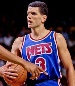 25. Dražen Petrović – 43.7%