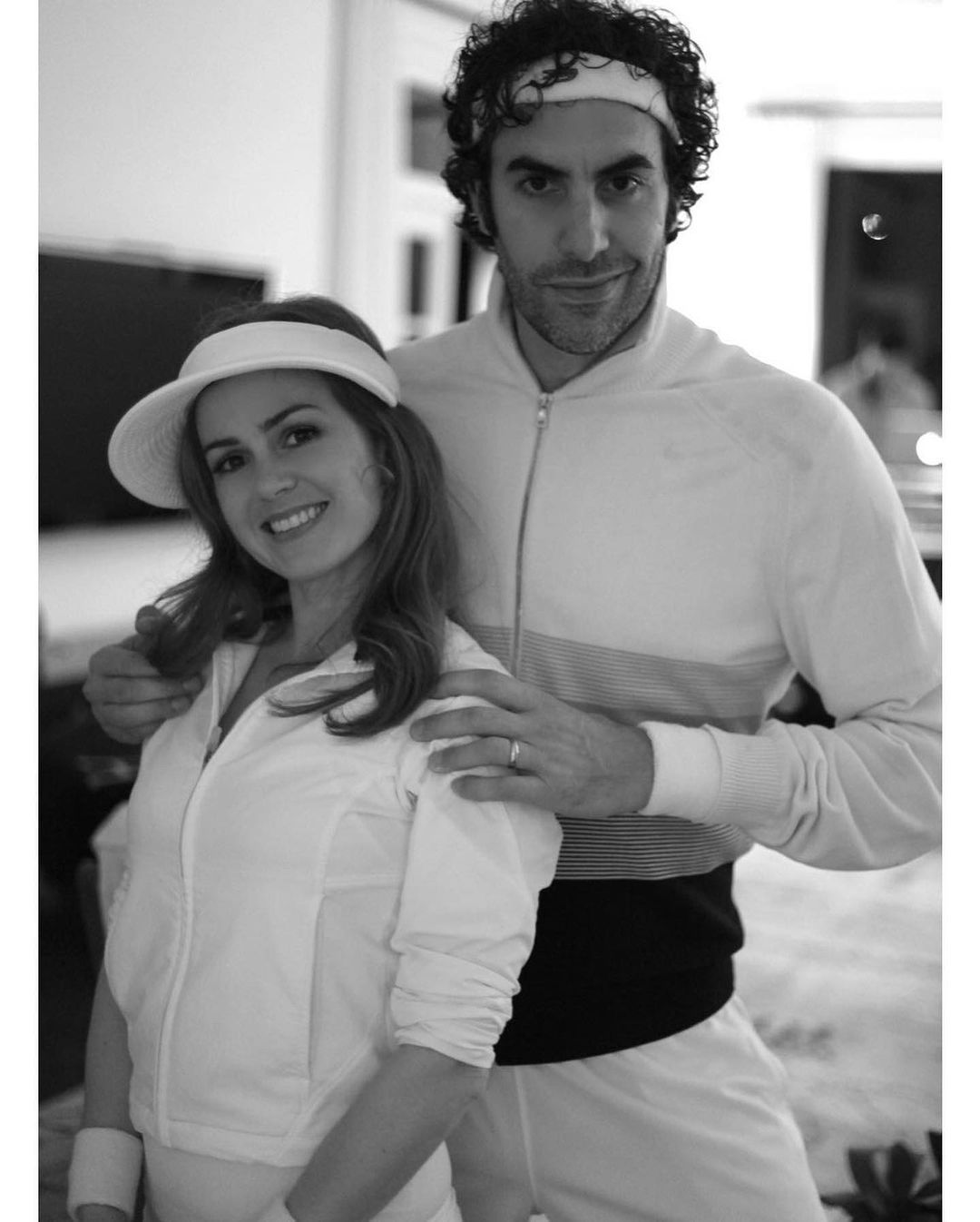 Sacha Baron Cohen and Isla Fisher