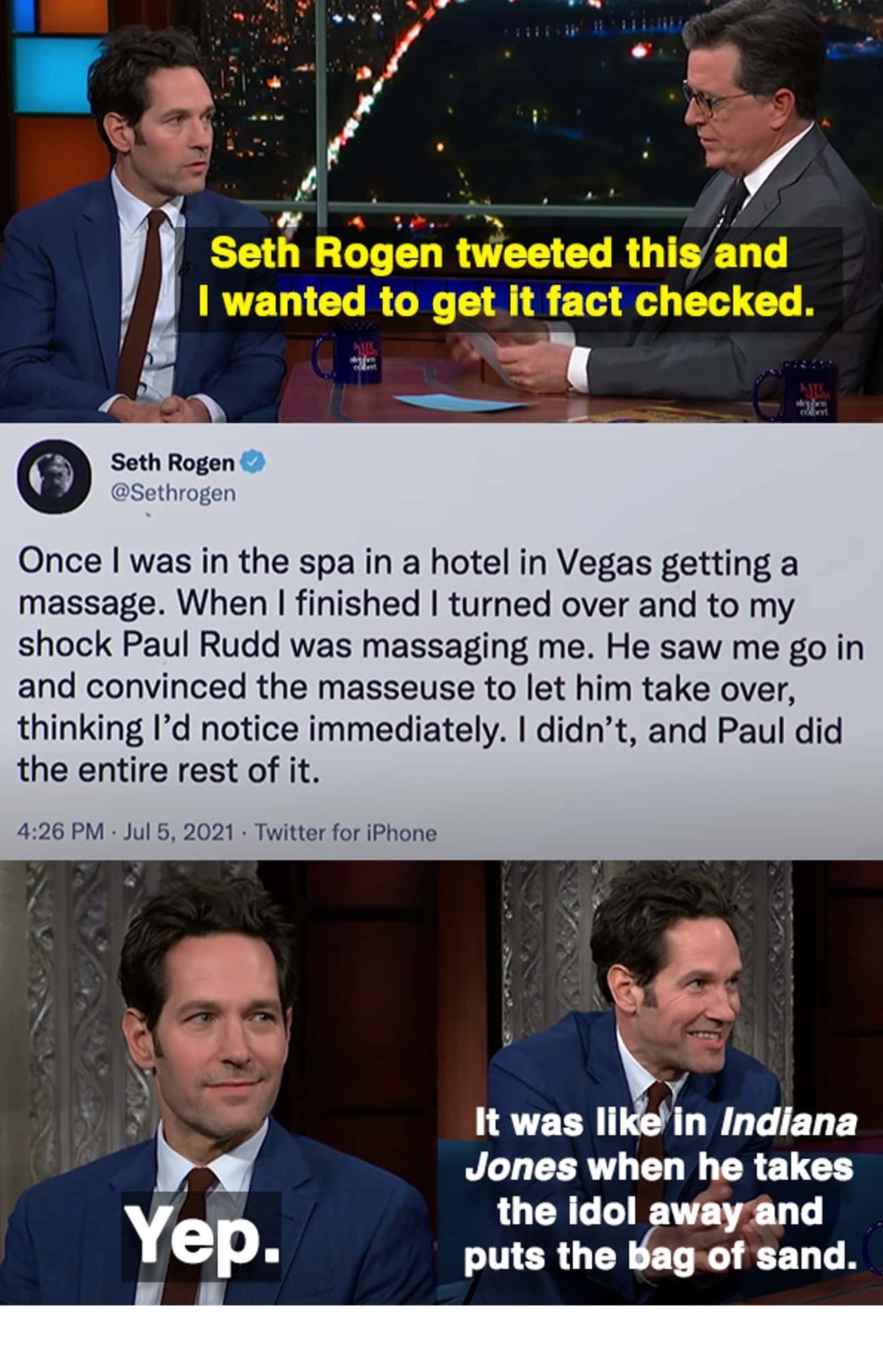 Masseuse Swap Prank on Seth Rogen