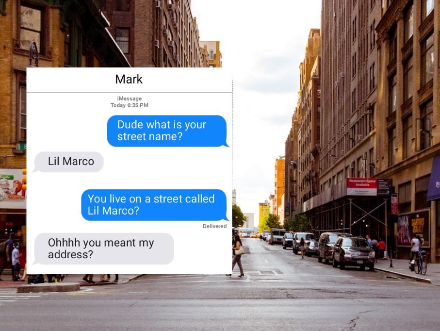 What street name were you asking for?