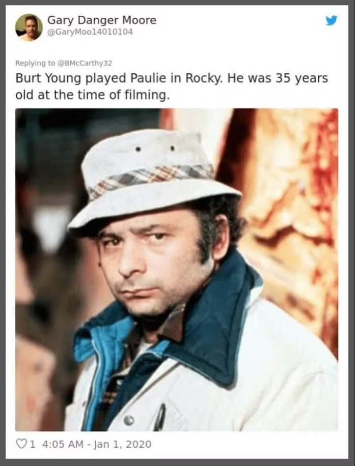 'Rocky' Illusion of Age