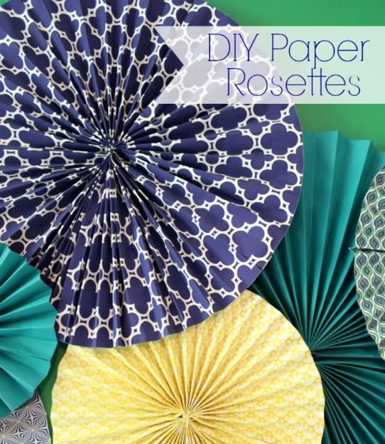 You will not believe how easy these paper rosettes are