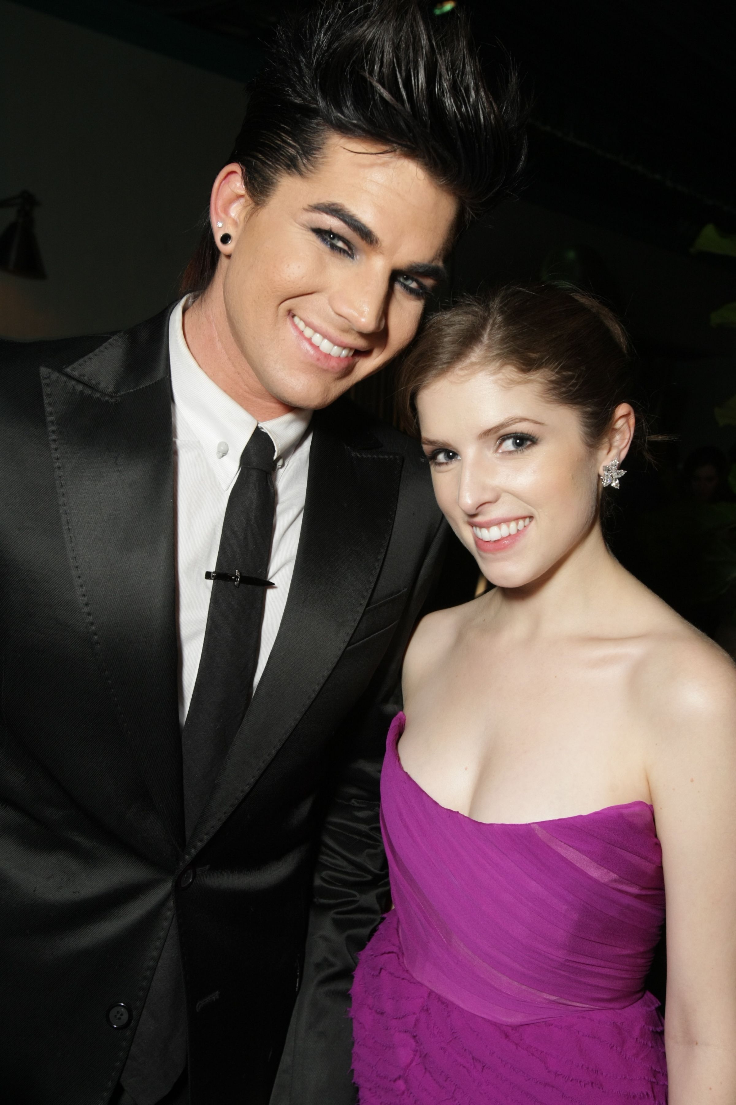 Anna Kendrick and Adam Lambert