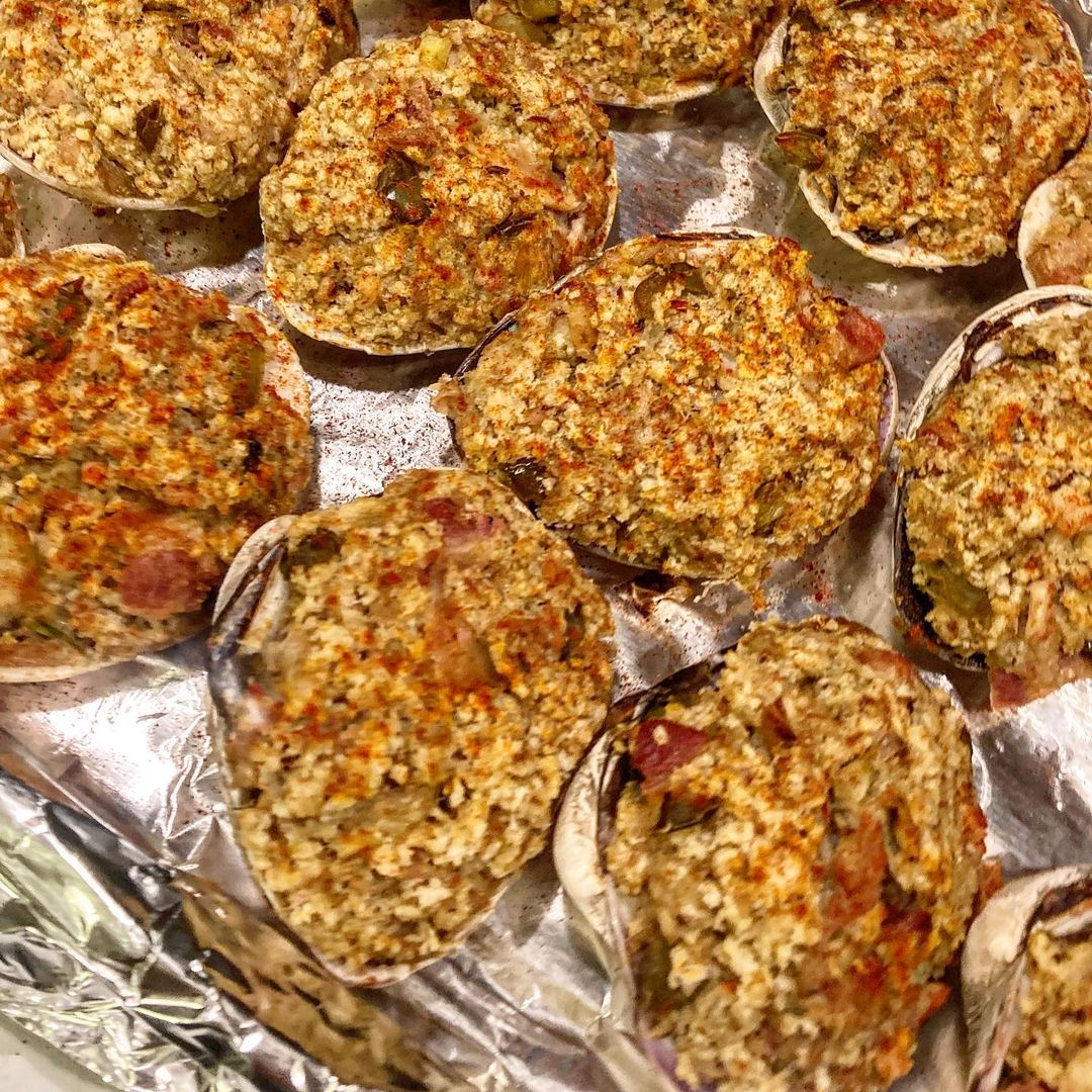 Rhode Island: Stuffed Quahog