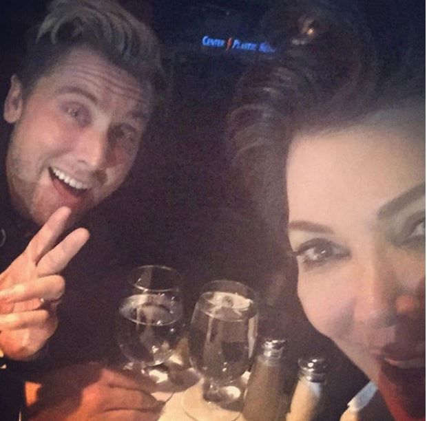 Kris Jenner and Lance Bass 