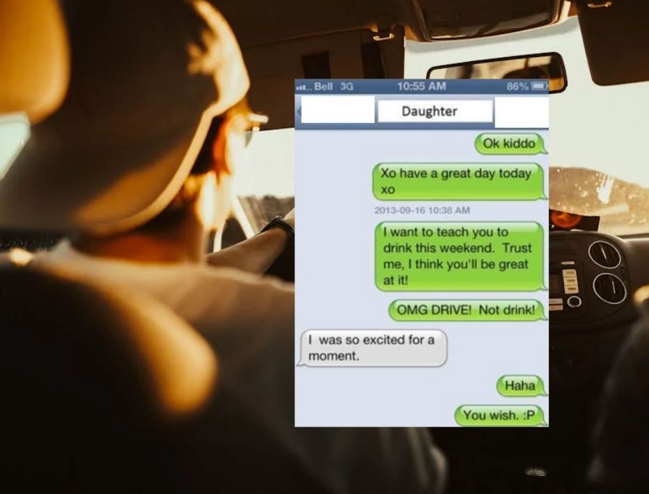 Never teach your daughter to drink