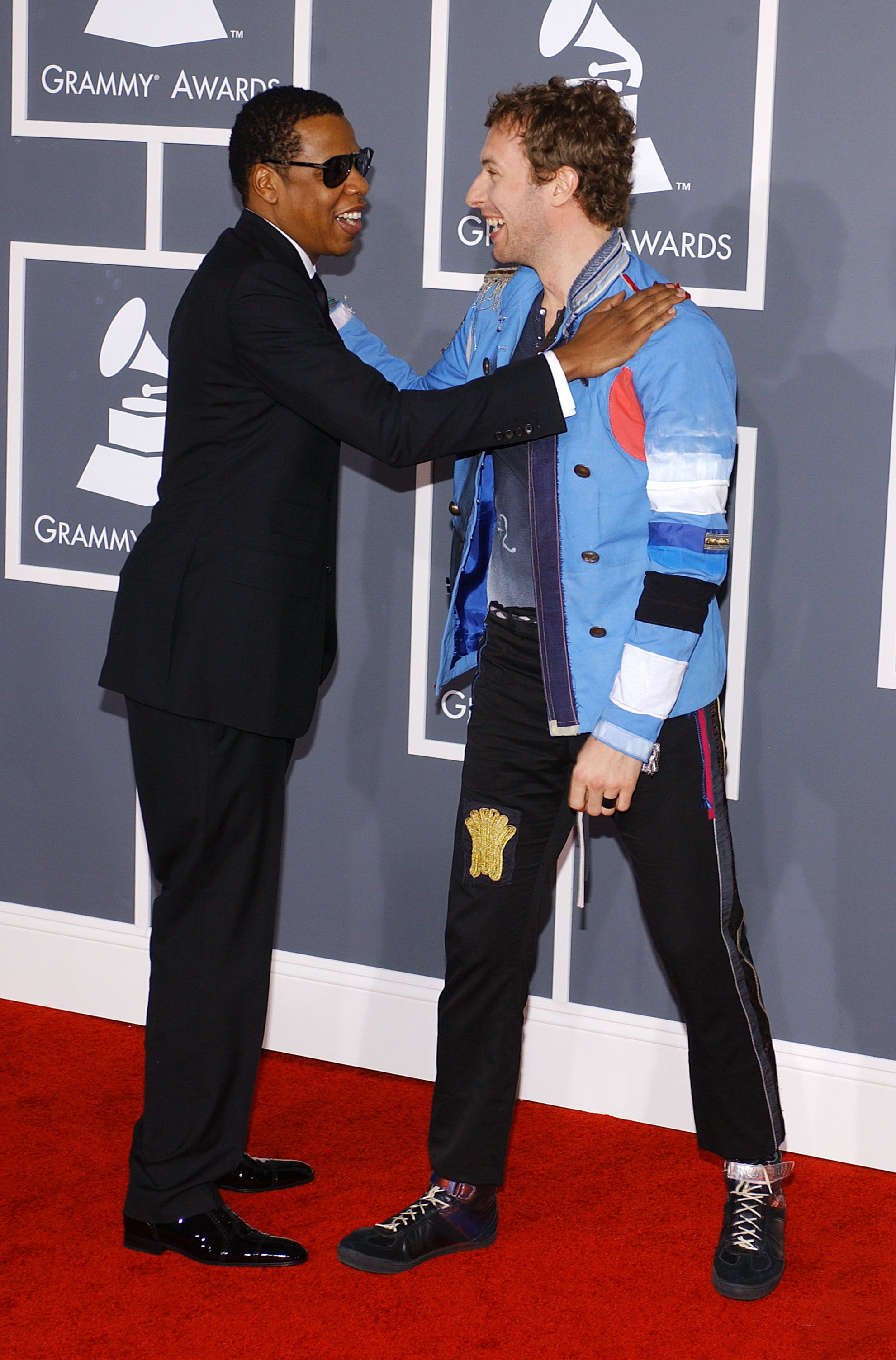 Chris Martin and Jay-Z