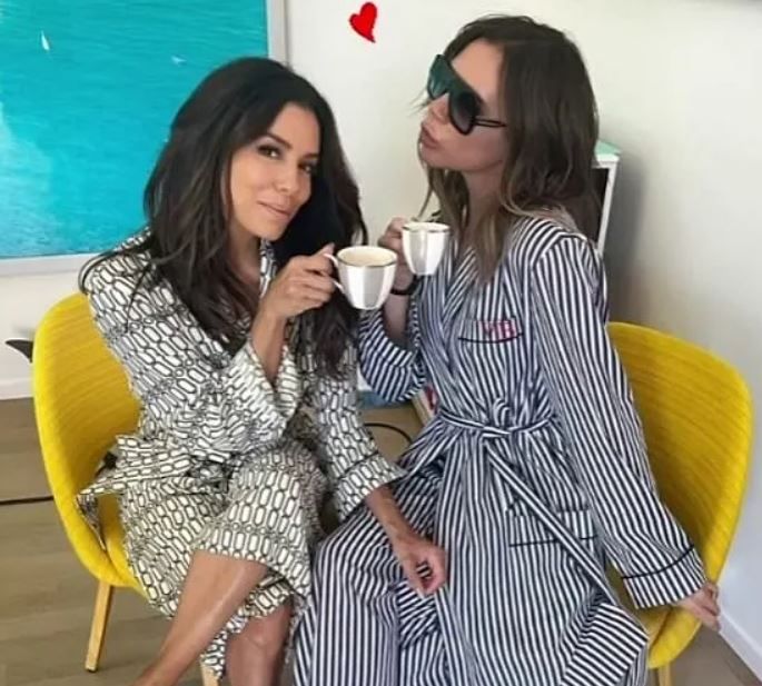Victoria Beckham and Eva Longoria 