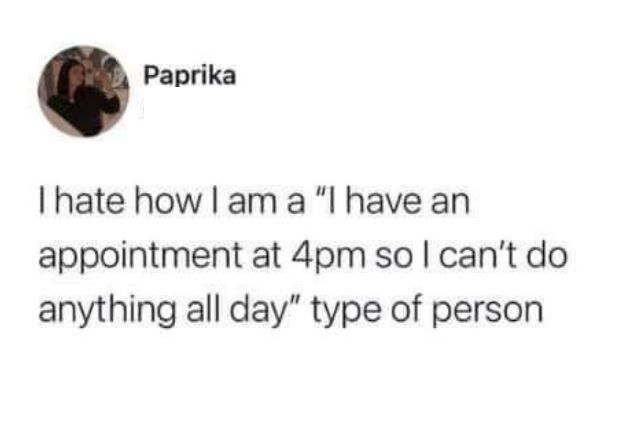 Busy Schedule