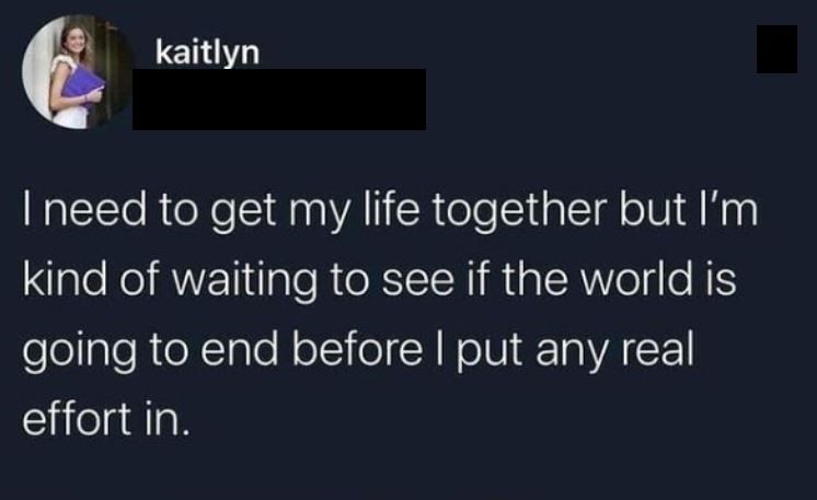 Waiting for the Apocalypse