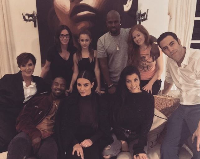 Sacha Baron Cohen and Kim Kardashian