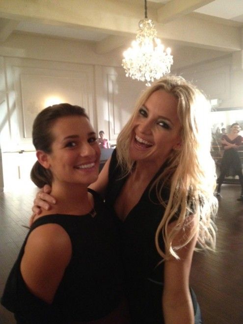 Kate Hudson and Lea Michele