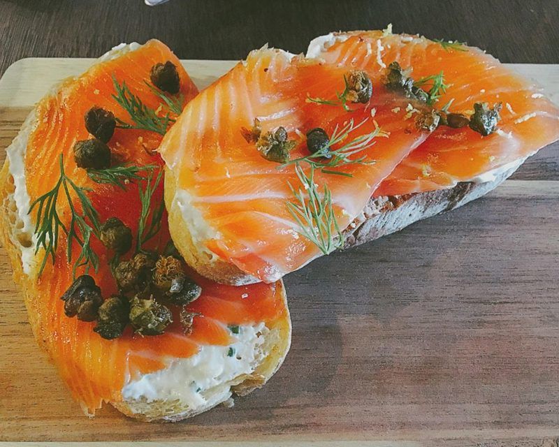 Alaska's favorite: smoked salmon dish