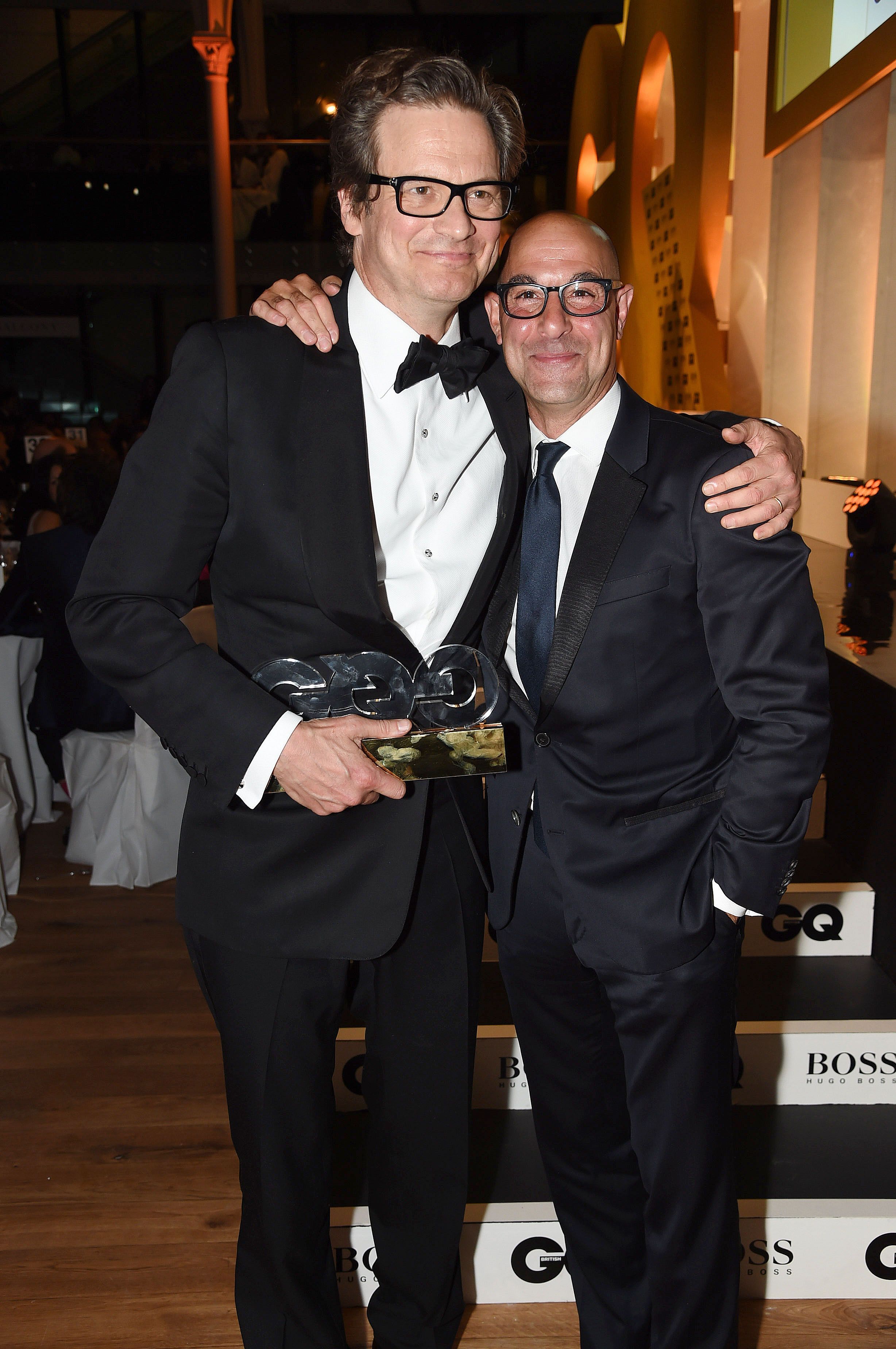 Colin Firth and Stanley Tucci