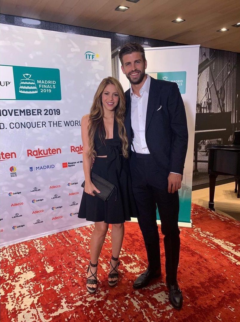 Shakira and Gerald Gerald Piqué 