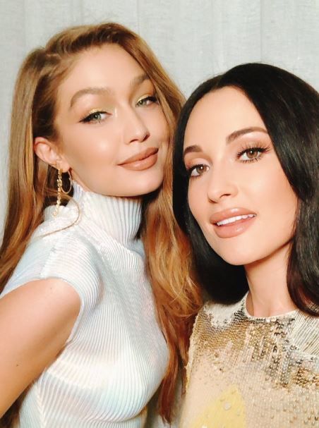Kacey Musgraves and Gigi Hadid