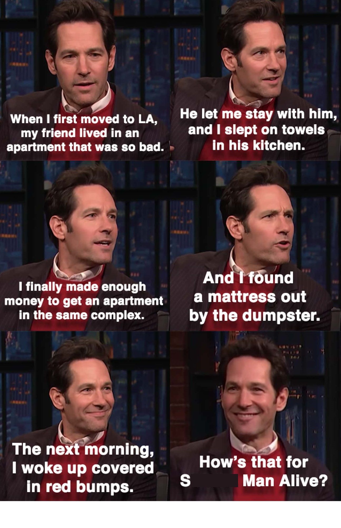 Sleeping on a Dumpster Mattress