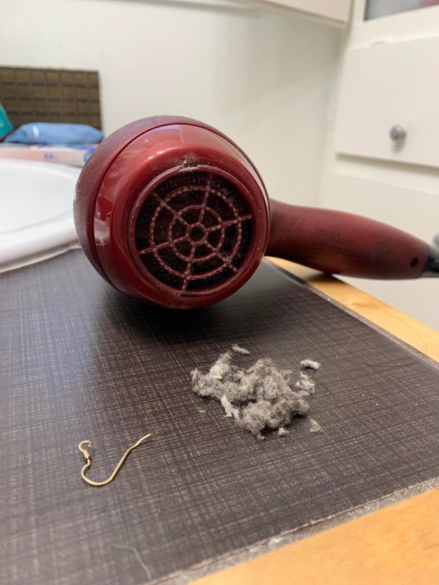 A Deeply Cleaned Blow Dryer: 3 Items Needed