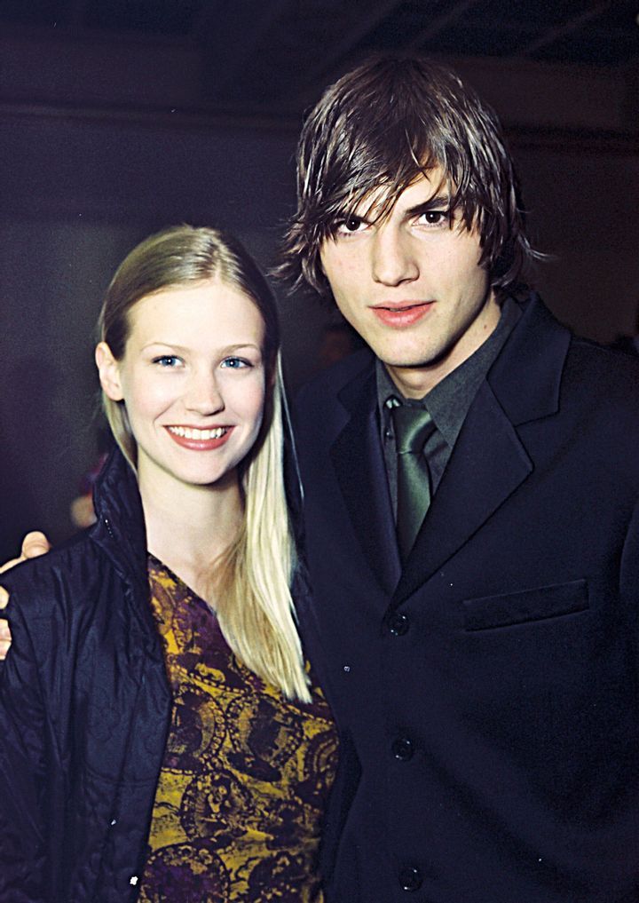 Ashton Kutcher & January Jones 