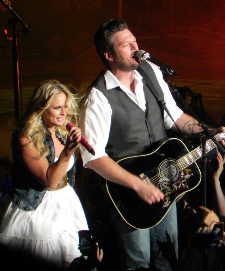 Blake Shelton and Miranda Lambert