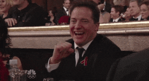 Brendan Fraser isn’t quite sure how to clap
