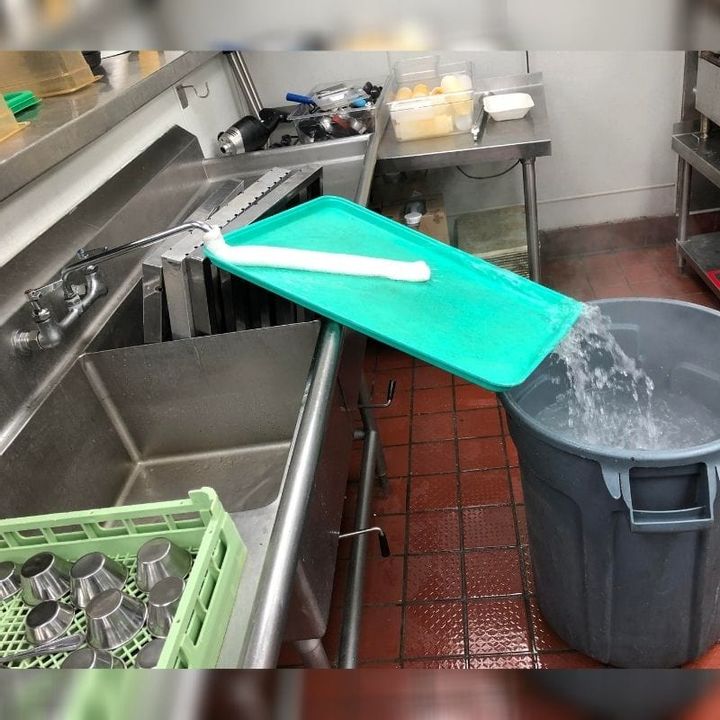 Broken sink