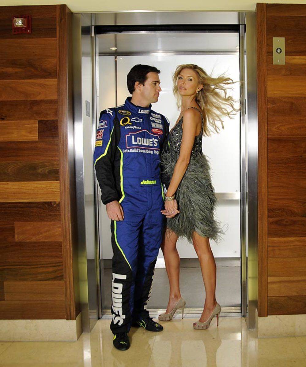Chandra and Jimmie Johnson