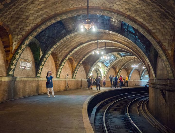 City Hall Subway Stop in New York City, New York