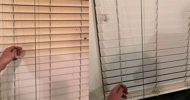 Clean Blinds Fast With Tongs and Sponges
