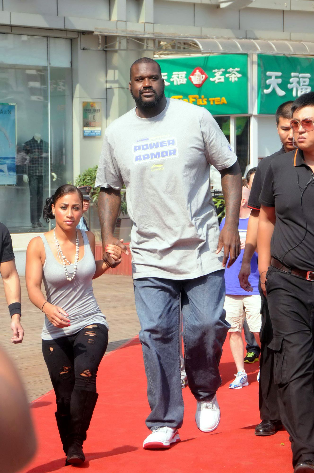 Shaquille O'Neal and Nicole Alexander 