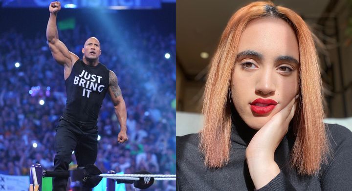 Dwayne Johnson and Simone Johnson