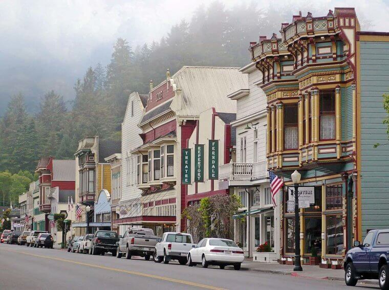 Ferndale, CA - Beautiful Victorian Architecture