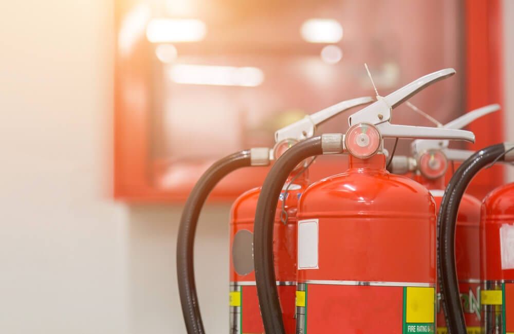 Fire extinguishers: essential safety equipment.