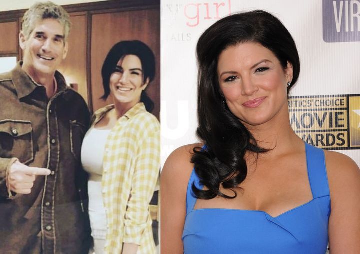 Glenn Carano and Gina Carano